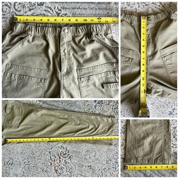 Free People FP Movement Voyage Cargo Straight Leg Desert Taupe Small waist 28.5" - Picture 11 of 12